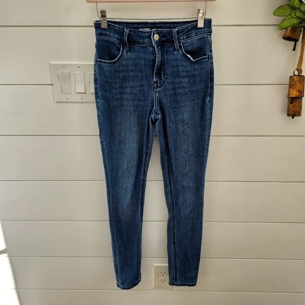 High rise super skinny jeans sz 0 short